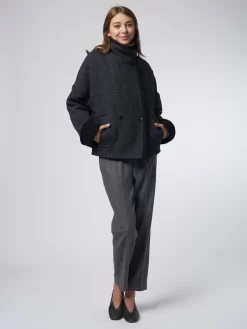 Zip Jacket Charcoal -Orciani Store pomandere zip jacket charcoal 11