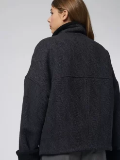 Zip Jacket Charcoal -Orciani Store pomandere zip jacket charcoal 4