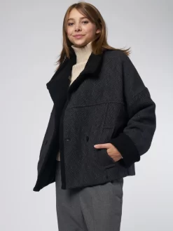 Zip Jacket Charcoal -Orciani Store pomandere zip jacket charcoal 6