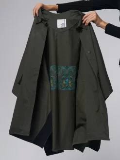 Alize Eco Poncho Coat Bronze -Orciani Store pret pour partir alize eco poncho coat bronze 10