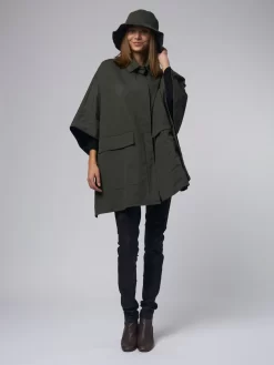 Alize Eco Poncho Coat Bronze
