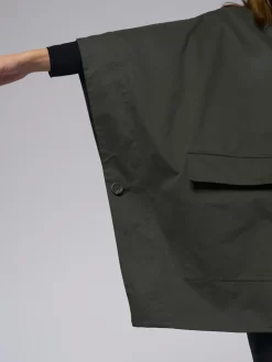 Alize Eco Poncho Coat Bronze -Orciani Store pret pour partir alize eco poncho coat bronze 9