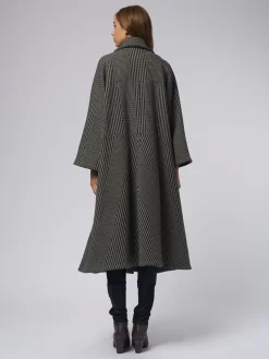 Anais Gal Coat Plaid Taupe -Orciani Store pret pour partir anais gal coat plaid taupe 5