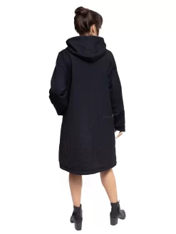 Barbara Yun Coat Black Noir -Orciani Store pret pour partir barbara yun coat black noir 2