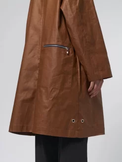 Mina Lib Coat Tobacco -Orciani Store pret pour partir mina lib coat tobacco 10