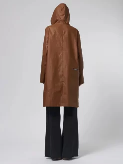 Mina Lib Coat Tobacco -Orciani Store pret pour partir mina lib coat tobacco 5