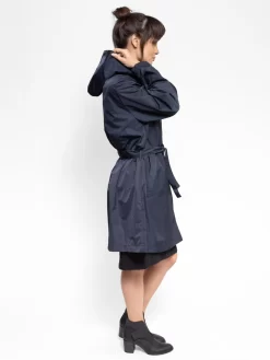 Romane Nyl Coat Navy -Orciani Store pret pour partir romane nyl coat navy 2