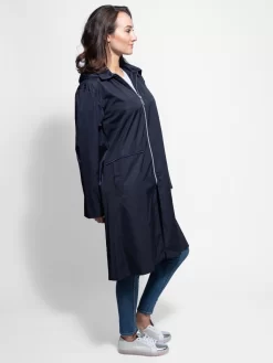 Romy Nyl Coat Deep Navy -Orciani Store pret pour partir romy nyl coat deep navy 4