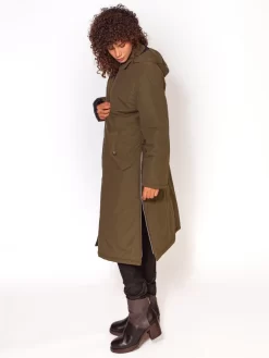 Uriel Coat Kaki -Orciani Store pret pour partir uriel coat kaki 2