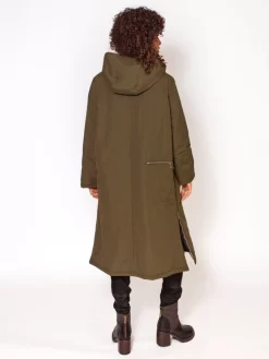 Uriel Coat Kaki -Orciani Store pret pour partir uriel coat kaki 3