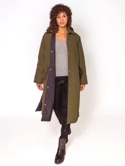 Uriel Coat Kaki -Orciani Store pret pour partir uriel coat kaki 4