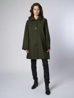 Valantine Pre, Parka Boutonnee Olive