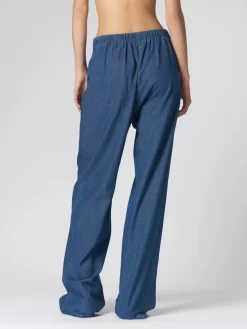 Amper Pant Indigo -Orciani Store raquel allegra amper pant indigo 3
