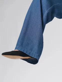 Amper Pant Indigo -Orciani Store raquel allegra amper pant indigo 6