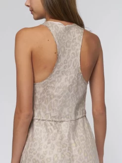 Anais Dress Leopard -Orciani Store raquel allegra anais dress leopard 6