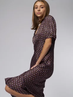 Bella Dress Daisies Silk Jacquard -Orciani Store raquel allegra bella dress daisies silk jacquard 6