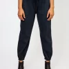 Black Summer Fleece Tracker Pant