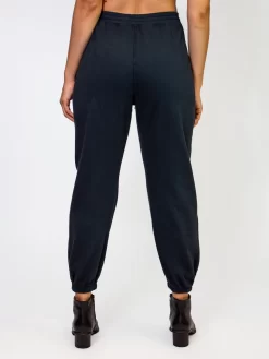 Black Summer Fleece Tracker Pant -Orciani Store raquel allegra black summer fleece tracker pant 2