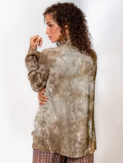 Boyfriend Blazer Army Tie Dye -Orciani Store raquel allegra boyfriend blazer army tie dye 2