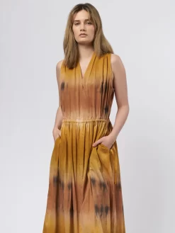 Daydream Dress Bengal Tiger -Orciani Store raquel allegra daydream dress bengal tiger 2