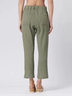 Dropped Crop Pant Sage -Orciani Store raquel allegra dropped crop pant sage 6