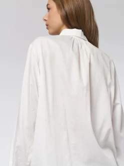 Elle Shirt Washed White -Orciani Store raquel allegra elle shirt washed white 4