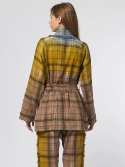 Flannel Jenny Jacket Multi -Orciani Store raquel allegra flannel jenny jacket multi 4