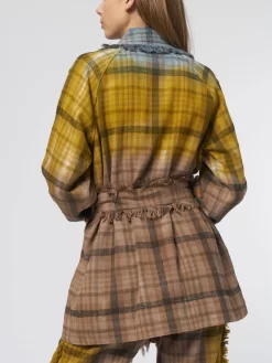 Flannel Jenny Jacket Multi -Orciani Store raquel allegra flannel jenny jacket multi 5