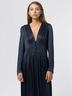 Georgia Dress Midnight -Orciani Store raquel allegra georgia dress midnight 2