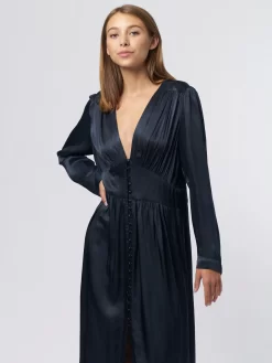 Georgia Dress Midnight -Orciani Store raquel allegra georgia dress midnight 3