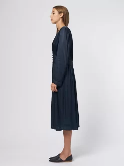Georgia Dress Midnight -Orciani Store raquel allegra georgia dress midnight 4