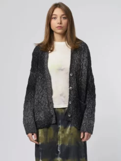 Gwen Cardigan Black Confetti
