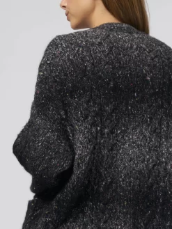 Gwen Cardigan Black Confetti -Orciani Store raquel allegra gwen cardigan black confetti 3