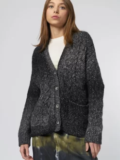 Gwen Cardigan Black Confetti -Orciani Store raquel allegra gwen cardigan black confetti 5
