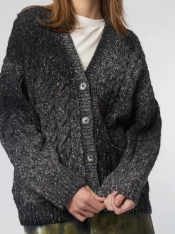 Gwen Cardigan Black Confetti -Orciani Store raquel allegra gwen cardigan black confetti 7