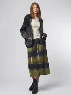 Gwen Cardigan Black Confetti -Orciani Store raquel allegra gwen cardigan black confetti 9