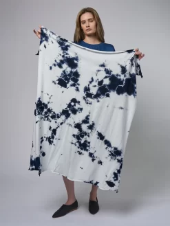 Indigo Tie Dye Scarf