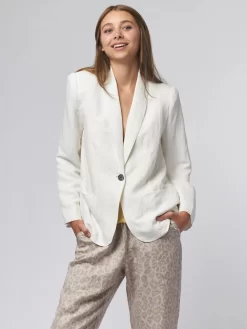 Jai Jacket Washed White -Orciani Store raquel allegra jai jacket washed white 2