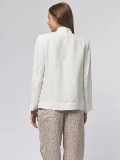 Jai Jacket Washed White -Orciani Store raquel allegra jai jacket washed white 4