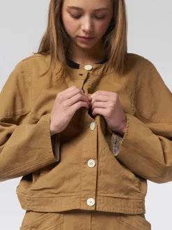 JJ Jacket Camel -Orciani Store raquel allegra jj jacket camel 5
