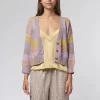 Kristie Cardigan Yellow Lavender