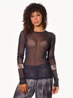 Long Sleeve Tee Charcoal