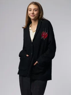 Margaret Cardigan Black Tarot