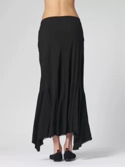 Midi Frida Skirt Black -Orciani Store raquel allegra midi frida skirt black 3