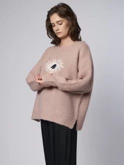 Oversized Pullover Petal Pink -Orciani Store raquel allegra oversized pullover petal pink 3