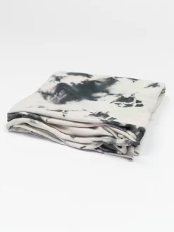 Pastel Black Tie Dye Scarf -Orciani Store raquel allegra pastel black tie dye scarf 3