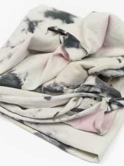 Pastel Black Tie Dye Scarf -Orciani Store raquel allegra pastel black tie dye scarf 4