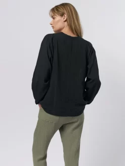 Phoenix Blouse Black -Orciani Store raquel allegra phoenix blouse black 4