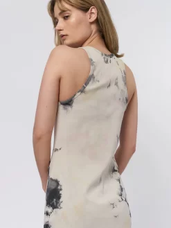 Racerback Tank Dress Pastel Black -Orciani Store raquel allegra racerback tank dress pastel black 7