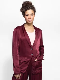Orciani Store 18 Shawl Blazer Wine